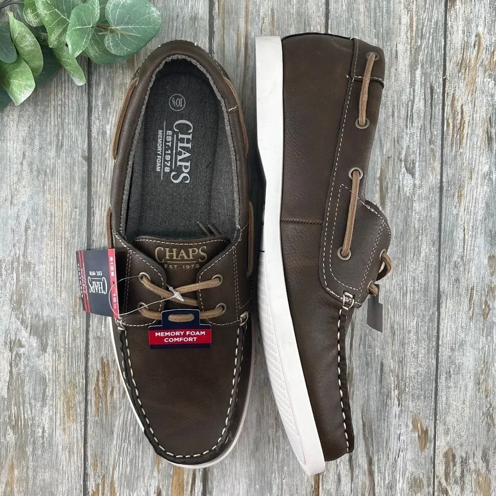 Men’s Chaps Benny Boat Shoes Size 10.5